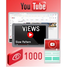 YouTube Views - Natural Pattern - 1K