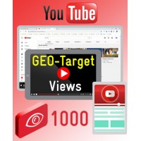YouTube GEO Views - 1000